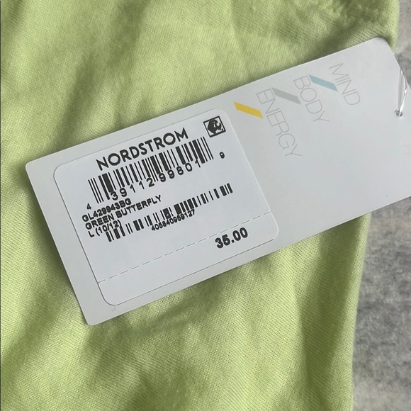 Zella Green Tie Front Tank Top - Picture 5 of 6